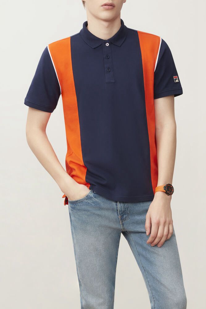 Fila Polo Mens Navy Aberdeen - Ireland 30246-XLBV